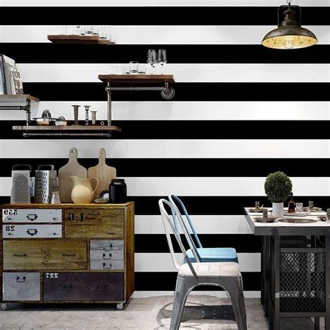 Here Is Out Black And White Vertical Striped Wallpaper A Great Idea