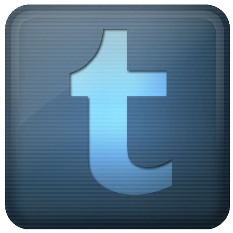 Tumblr Icon - Glowing Social Network Icons - SoftIcons.com