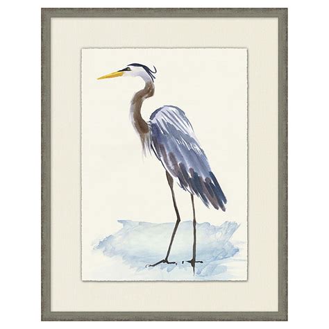 Beach Blue Heron Framed Art Prints Series Heron Art Framed Art