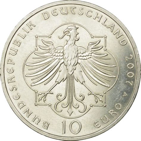 Allein in deutschland wechseln durch ebay alle 2 sekunden ein kleidungsstück, alle 14 sekunden ein handy und alle 10 minuten eine schrankwand den besitzer. Germany 10 Euro silver coin 800. birthday of Elisabeth von Thüringen 2007 - Brilliant ...