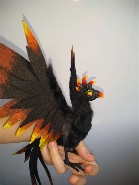 Doll Bird Phoenix Doll Ooak Handmade Bird Etsy