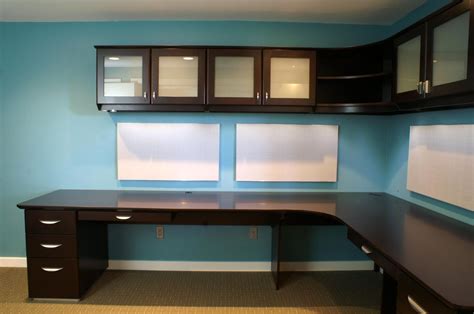 Custom Contemporary Desk System By Roltgens Woodworks