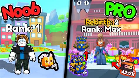 Going From Noob To Pro 💎 In Pet Simulator 99 👀 Max Rebirths Roblox