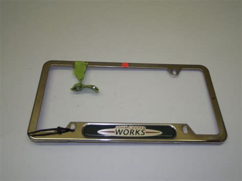 Fs Jcw Stainless License Plate Frame North American Motoring