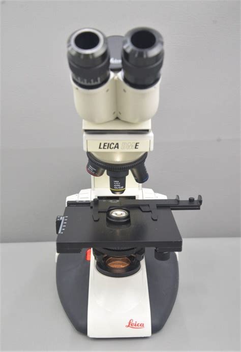 Leica Dme Upright Compound Binocular Microscope W 4x 10x 40x 100x