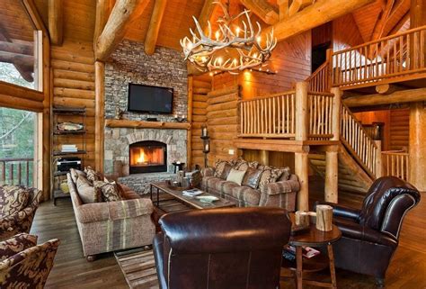 22 Luxurious Log Cabin Interiors You HAVE To See - Log Cabin Hub