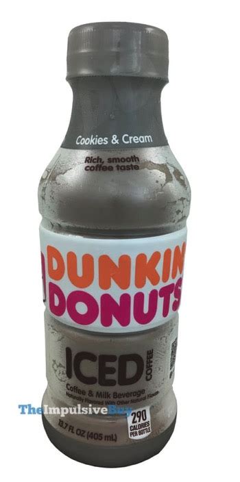 America's iced coffee is now in bottles! QUICK REVIEW: Dunkin' Donuts Cookies & Cream Bottled Iced ...