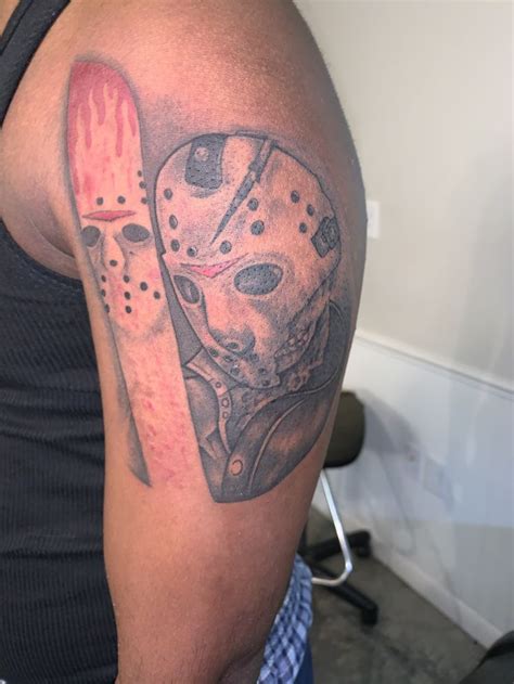 Jason Tattoo Skull Tattoo Tattoos Tatting