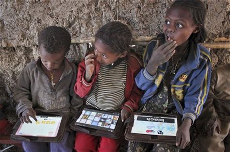 Tablet As Teacher Poor Ethiopian Kids Learn Abcs