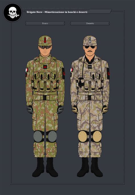 Italian Black Brigades Camouflage Uniforms Au By Piejadak On Deviantart
