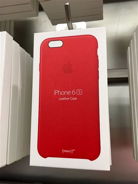 Apple Releases Product Red Leather Cases For Iphone 6s And 6s Plus Macrumors