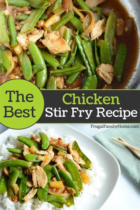 Make the cornstarch slurry by mixing the cornstarch together with one and a half tablespoon of chicken broth. How to Make the Best Chicken Stir Fry with Peas and ...