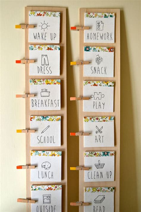 Diy Daily Routine Chart For Kids Daily Routine Chart Kids Schedule