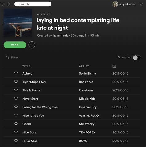 Spotify Playlist In Your Feelings Laying In Bed Contemplating Life Late At Night Playlist