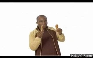 Black Guy Dances With Fried Chicken On Make A GIF