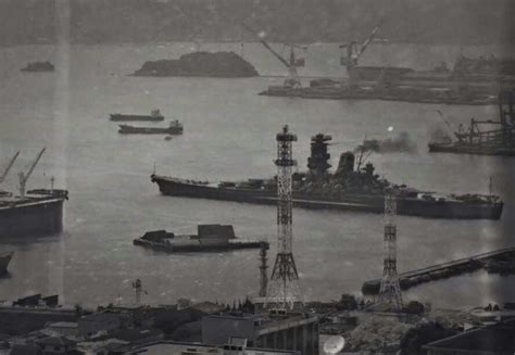 Ijn Yamato Bb 72000 Ton 18 In Super Battleship Yamato Leaving Kure