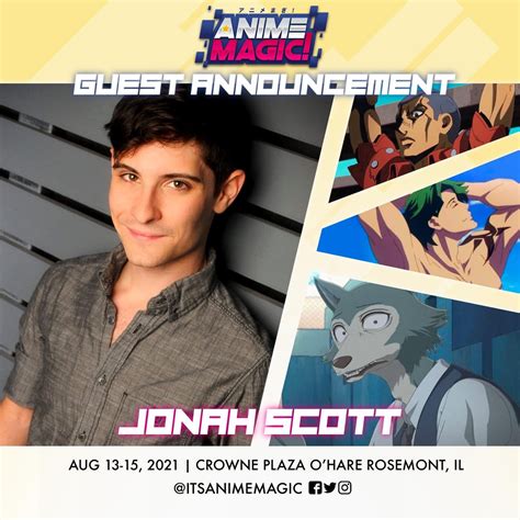 Anime Magic On Twitter Special Guest Announcement Jonah Scott Come