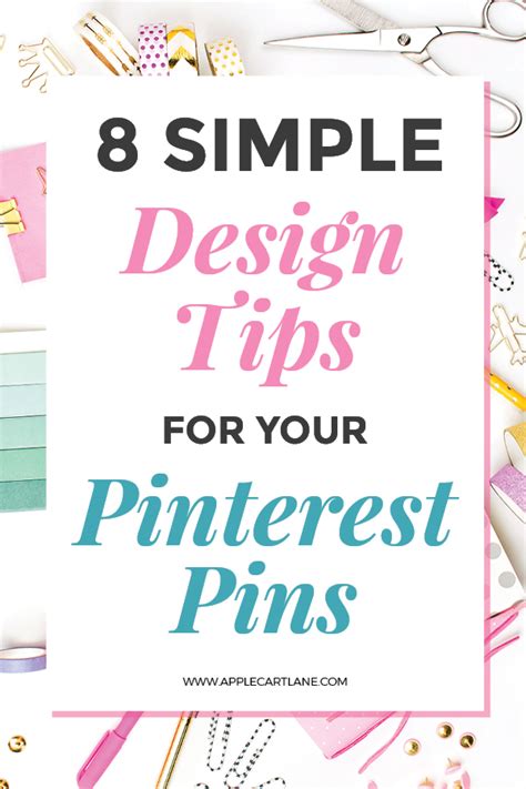 8 Pinterest Pin Design Tips For Beginners Applecart Lane