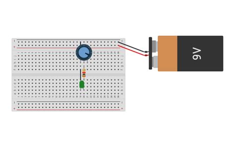 Circuit Design Led With Potentiometer Tinkercad