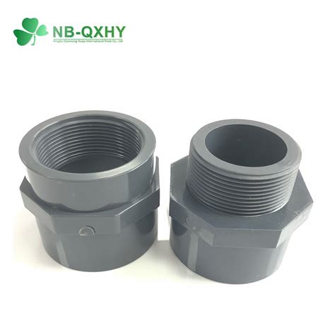 water supply pn16 pvc pipe fitting din male female adaptor china adaptor and male female adaptor