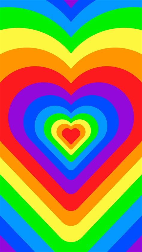 Download Free 100 Rainbow Heart Background Wallpapers
