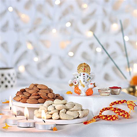 Buy Send Bhai Dooj Nutty Delight Gift Set Online Fnp