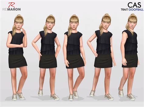 The Sims Resource Pose For Kids Cas Pose Set 2