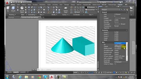 3d Modeling 15 16 Plotting A Visual Style From Layout Paper Space Youtube