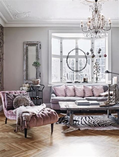 Using pink interior design throughout the home. Metallic Grey And Pink: 27 Trendy Home Decor Ideas - DigsDigs