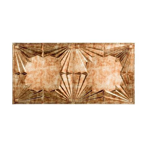 Antique ceilings inc is proud to provide high quality, pvc made, ceiling tiles. Fasade Art Deco - 2 ft. x 4 ft. Glue-up Ceiling Tile in ...