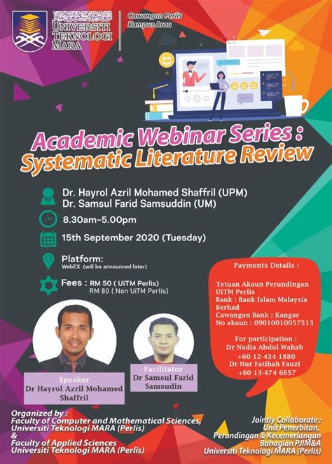 Setelah penandatanganan, kedua pihak melanjutkan pembicara untuk. Academic Webinar: Systematic Literature Review - Fakulti ...
