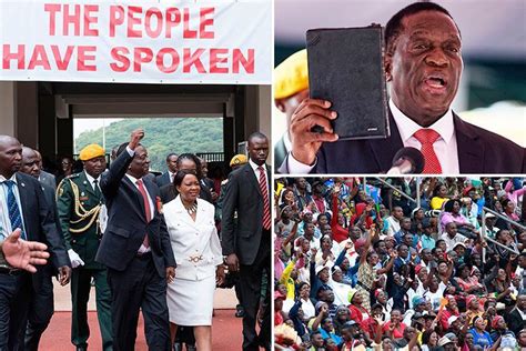 Robert Mugabes Genocidal Successor Emmerson Mnangagwa Aka The Crocodile Is Sworn In As