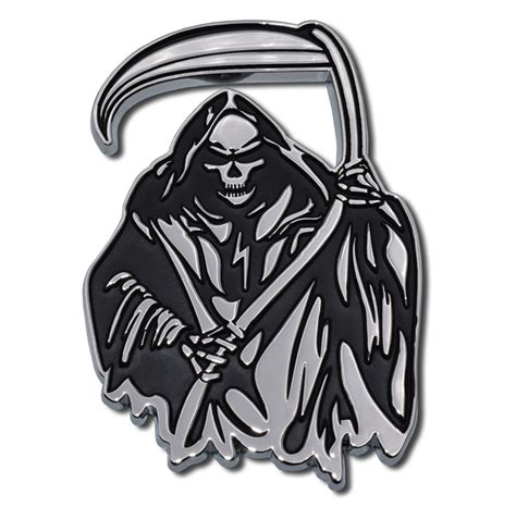 Grim Reaper Chrome Emblem Elektroplate