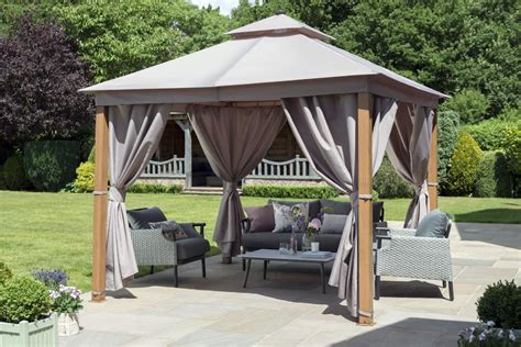 Check out our other outdoors guides. Norfolk Leisure Luxury 3x3 Gazebo Taupe with LED | Patio Life