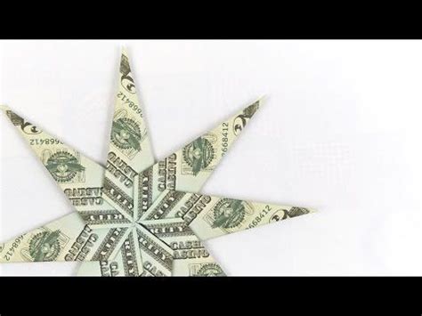 To fold this christmas star, you'll need 1. Money Origami Xmas Star: How to fold a STAR out of Dollar ...