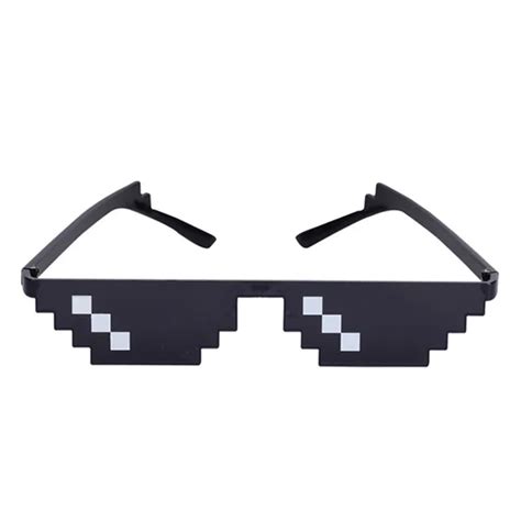 Deal With It Glasses 8 Bits Mlg Mosaic Pixel Sunglasses Men Women Dealwithit Thug Life Popular