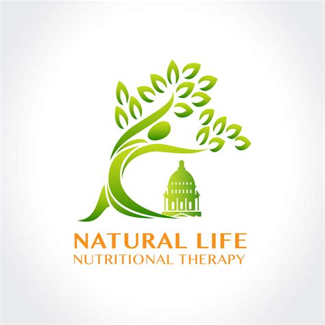 Modern Elegant Health And Wellness Logo Design For Natural Life