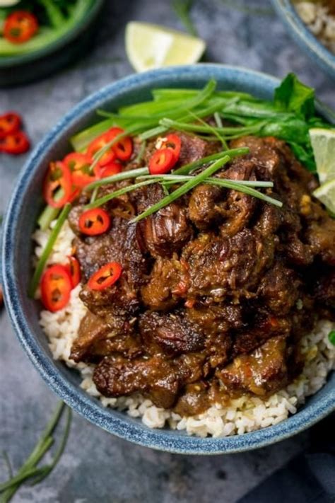 Spicy Beef Rendang Nickys Kitchen Sanctuary