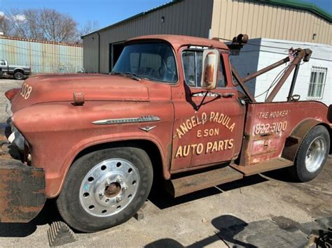 1957 Chevy 6100 Tow Truck All Original For Sale