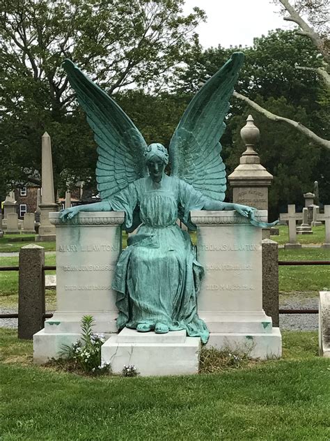 Newport Cemetery Cemetery Statues Cemetery Monuments Angel Sculpture