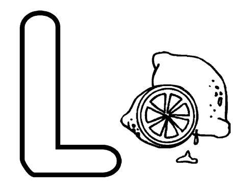 Letter l coloring pages to download and print for free