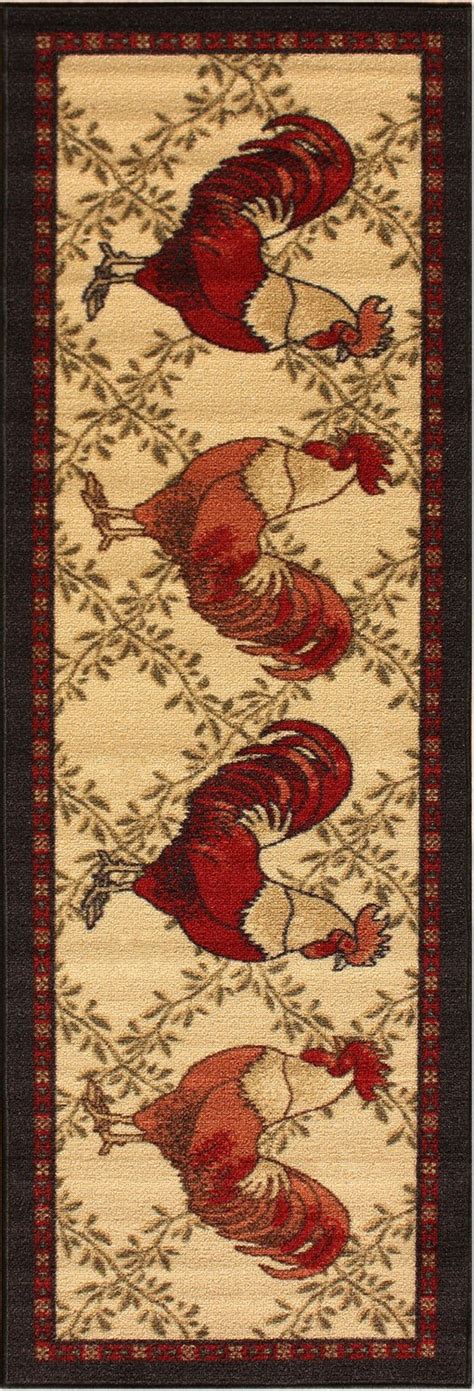 Are you interested in country kitchen rugs? Rooster Kitchen Rugs | WebNuggetz.com