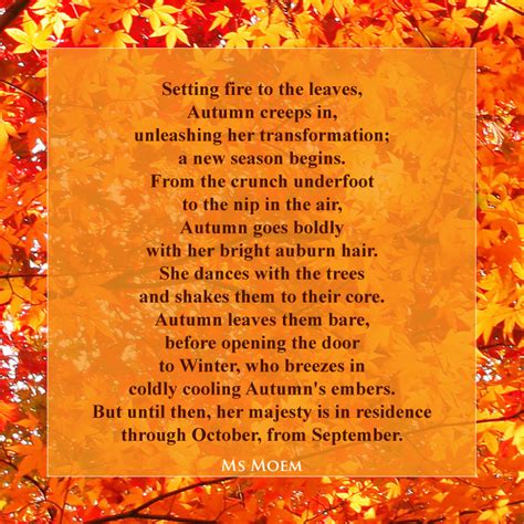 Which Autumn Poem Is Your Favorite Autumn Fanpop