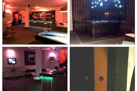 secret life of a swinger exposed as club shows off orgy bed hot tub dungeon and peepholes