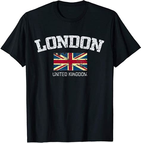 Vintage London England United Kingdom Souvenir T T Shirt Vintage