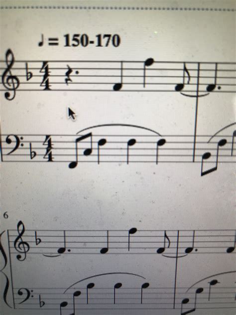 This Song Is Meant To Be Played Quickly So Should The Quarter Notes Be