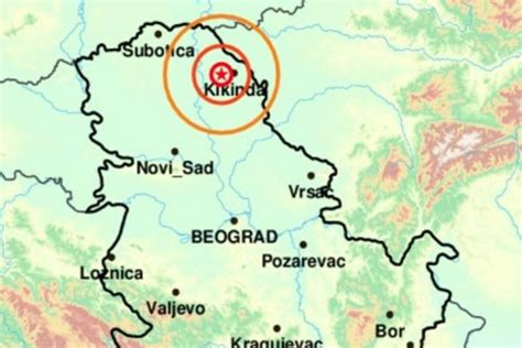 Zemljotres NoĆas Pogodio Kikindu Potres Od 32 Po Rihteru Zaljuljao