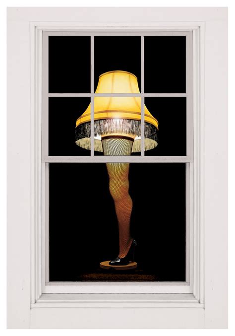 Order window clings from esigns! Leg Lamp Window Cling