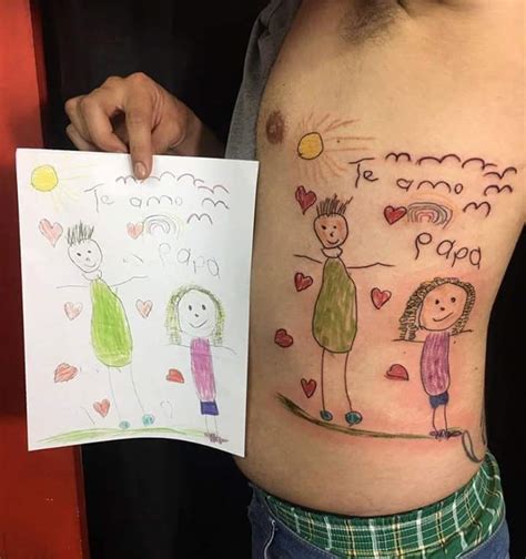 Compartir Imagen Tatuajes De Dibujos De Hijos Thptletrongtan Edu Vn