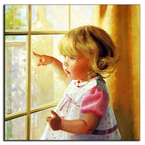 1 Pcs Mediterranean Style Portrait Painting Prints On Canvas The Baby